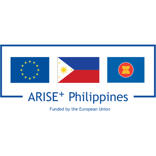 ARISE + European Union Philippines logo